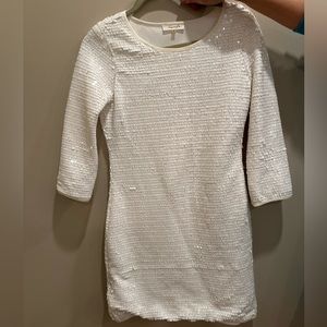 Sugarlips white sequence dress